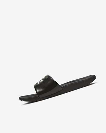 Nike Kawa Badslippers Meisjes Zwart Wit | NL_5311