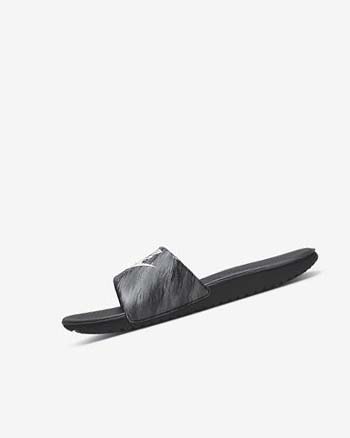 Nike Kawa SE Badslippers Meisjes Zwart Zwart Platina | NL_4782