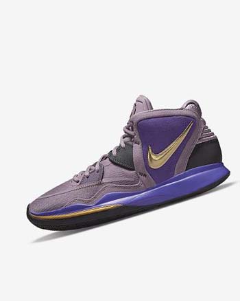 Nike Kyrie Infinity Basketbalschoenen Dames Paars Metal Goud | NL_2904