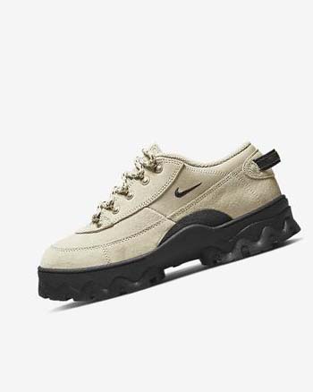 Nike Lahar Low Sneakers Dames Zwart Metal Goud Khaki | NL_2907