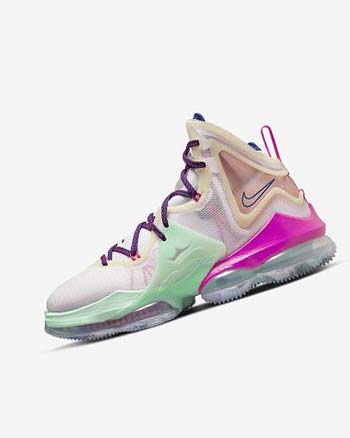 Nike LeBron 19 Basketbalschoenen Dames Gekleurd Gekleurd | NL_5434