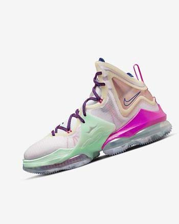 Nike LeBron 19 Basketbalschoenen Heren Gekleurd Gekleurd | NL_2950