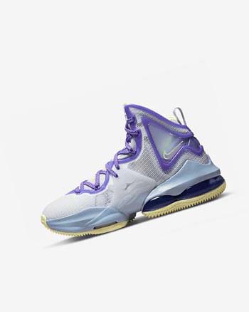 Nike LeBron 19 Basketbalschoenen Meisjes Blauw Paars | NL_5479