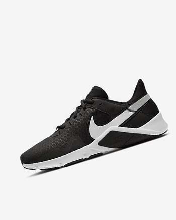 Nike Legend Essential 2 Training schoenen Heren Zwart Metal Zilver Wit | NL_2335