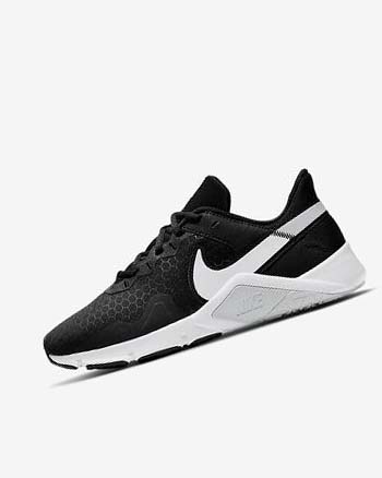 Nike Legend Essential 2 Training schoenen Dames Zwart Platina Wit | NL_3182