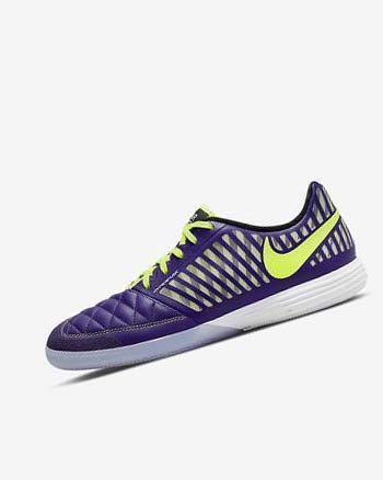 Nike Lunar Gato II IC Voetbalschoenen Heren Paars Zwart Wit | NL_4708