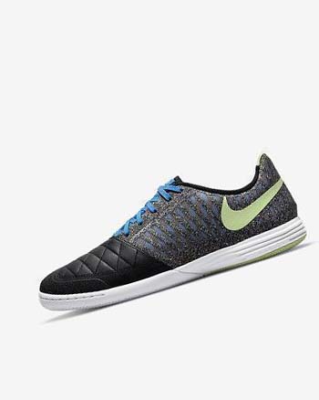 Nike Lunar Gato II IC Voetbalschoenen Heren Zwart Lichtblauw Lichtgroen | NL_5461