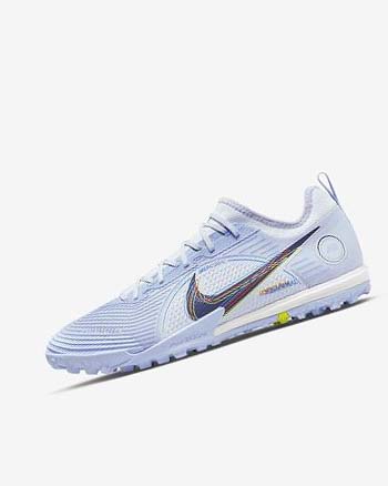 Nike Mercurial Air Zoom Vapor 14 Pro TF Voetbalschoenen Dames Grijs Lichtblauw Blauw Blauw | NL_4732