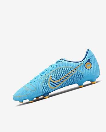 Nike Mercurial Vapor 14 Academy MG Voetbalschoenen Dames Blauw Oranje | NL_5324