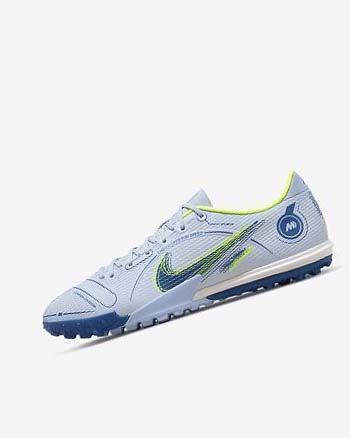 Nike Mercurial Vapor 14 Academy TF Voetbalschoenen Heren Grijs Lichtblauw Donkerblauw | NL_2318