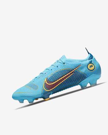 Nike Mercurial Vapor 14 Elite FG Voetbalschoenen Heren Blauw Oranje | NL_4993