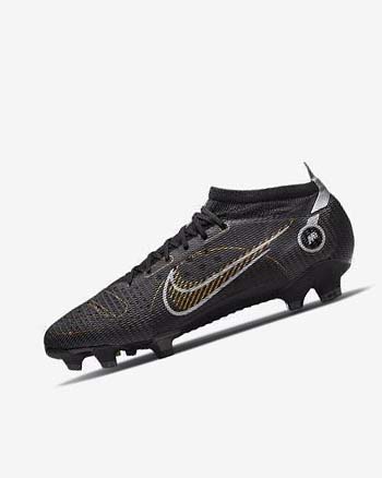 Nike Mercurial Vapor 14 Pro FG Voetbalschoenen Heren Zwart Metal Zilver Grijs Metal Goud | NL_2339