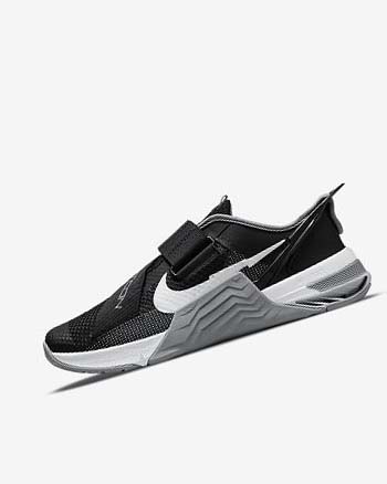 Nike Metcon 7 FlyEase Training schoenen Dames Zwart Grijs Wit Platina | NL_2877