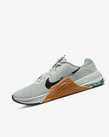 Nike Metcon 7 Training schoenen Heren Lichtzilver Olijfgroen Zwart | NL_5116