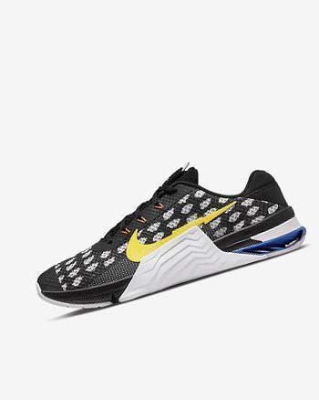 Nike Metcon 7 Training schoenen Heren Zwart Wit Blauw Geel | NL_5183