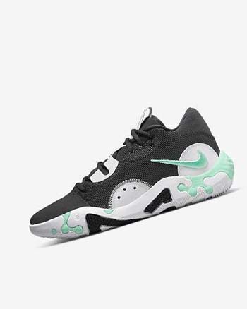 Nike PG 6 Basketbalschoenen Heren Zwart Wit Mintgroen | NL_4779
