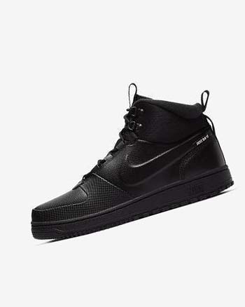 Nike Path Winter Sneakers Heren Zwart Metal Blauw Grijs Zwart | NL_2580