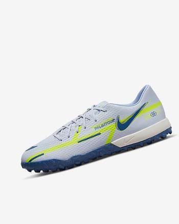 Nike Phantom GT2 Academy TF Voetbalschoenen Heren Grijs Lichtblauw Donkerblauw | NL_1199