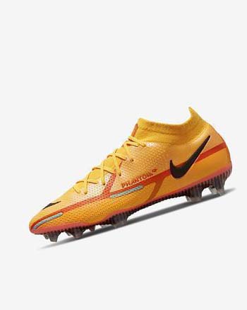 Nike Phantom GT2 Dynamic Fit Elite FG Voetbalschoenen Heren Oranje Oranje Lichtrood Zwart | NL_5540