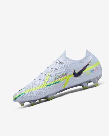 Nike Phantom GT2 Elite FG Voetbalschoenen Heren Grijs Lichtblauw Blauw | NL_2736