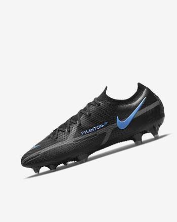 Nike Phantom GT2 Elite FG Voetbalschoenen Heren Zwart Grijs Zwart | NL_4501