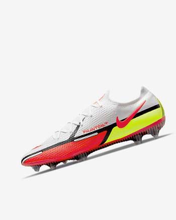Nike Phantom GT2 Elite FG Voetbalschoenen Dames Wit Zwart Lichtrood | NL_4660