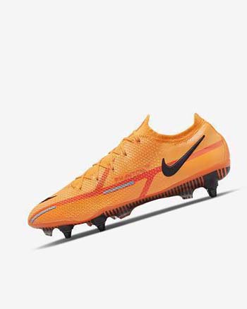 Nike Phantom GT2 Elite SG-Pro AC Voetbalschoenen Heren Oranje Oranje Lichtrood Zwart | NL_2478