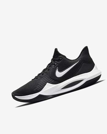 Nike Precision 5 Basketbalschoenen Dames Zwart Donkergrijs Wit | NL_2340