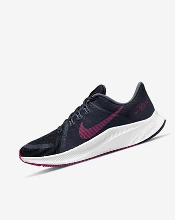 Nike Quest 4 Hardloopschoenen Dames Blauw Grijs Groen Wit Roze | NL_3042