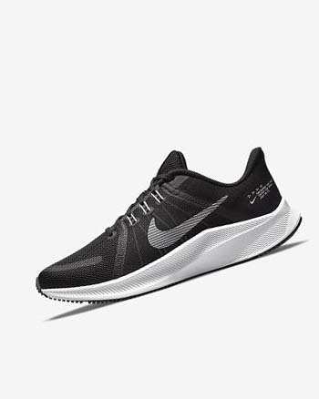 Nike Quest 4 Hardloopschoenen Dames Zwart Donkergrijs Wit | NL_3217