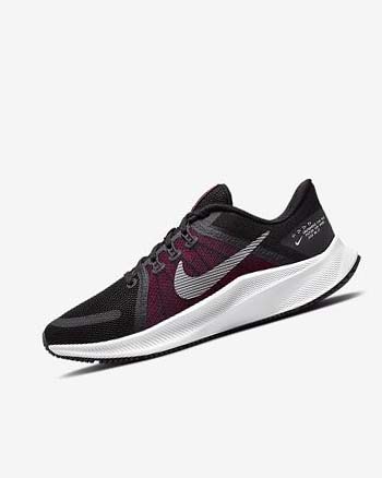 Nike Quest 4 Hardloopschoenen Dames Zwart Roze Donkergrijs Wit | NL_5040