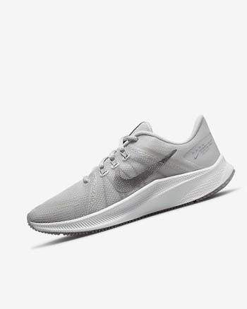 Nike Quest 4 Premium Hardloopschoenen Dames Metal Grijs | NL_2380