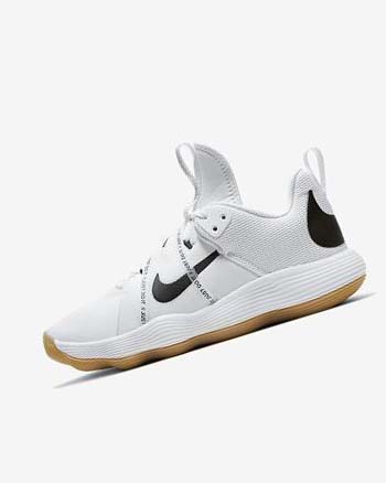Nike React HyperSet Volleybalschoenen Heren Wit Lichtbruin Zwart | NL_2911