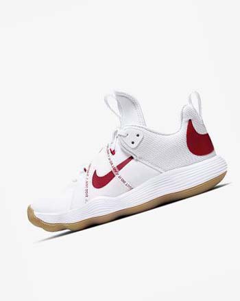 Nike React HyperSet Volleybalschoenen Heren Wit Rood | NL_4937