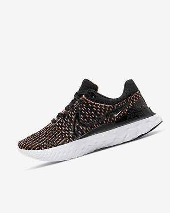 Nike React Infinity Run Flyknit 3 Hardloopschoenen Dames Zwart Blauw Roze Wit | NL_4743