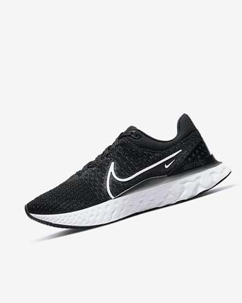 Nike React Infinity Run Flyknit 3 Hardloopschoenen Dames Zwart Wit | NL_5101