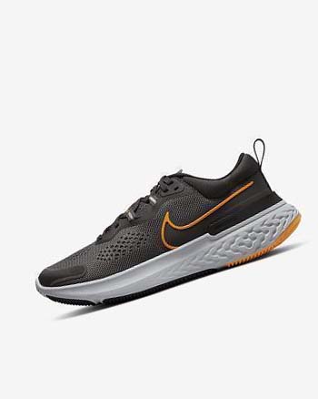Nike React Miler 2 Hardloopschoenen Heren Grijs Zwart Grijs | NL_2450