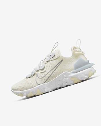 Nike React Vision JDS Hardloopschoenen Dames Platina Wit Metal Zilver | NL_3176
