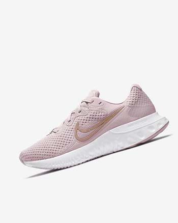 Nike Renew Run 2 Hardloopschoenen Dames Lichtpaars Wit Metal Rood Bruin | NL_2399