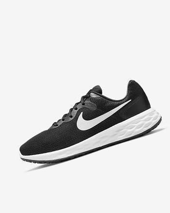 Nike Revolution 6 Hardloopschoenen Heren Zwart Grijs Wit | NL_5560
