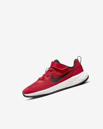 Nike Revolution 6 Hardloopschoenen Jongens Rood Zwart | NL_3060