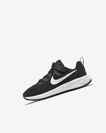 Nike Revolution 6 Hardloopschoenen Meisjes Zwart Donkergrijs Wit | NL_4985
