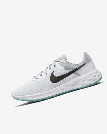 Nike Revolution 6 Next Nature Hardloopschoenen Dames Olijfgroen Roze Grijs | NL_4534