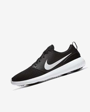 Nike Roshe G Golfschoenen Heren Zwart Wit Metal Wit | NL_1204