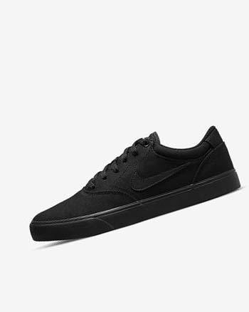 Nike SB Chron 2 Canvas Skate Schoenen Dames Zwart Zwart Zwart | NL_2569