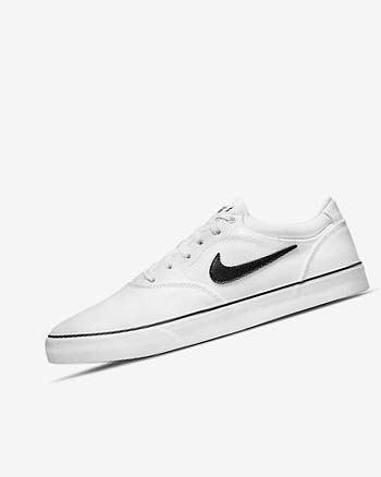 Nike SB Chron 2 Canvas Skate Schoenen Heren Wit Wit Zwart | NL_5231