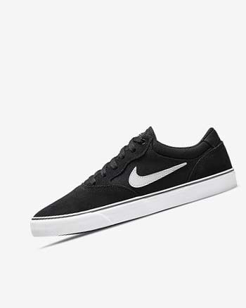 Nike SB Chron 2 Skate Schoenen Dames Zwart Zwart Wit | NL_5326