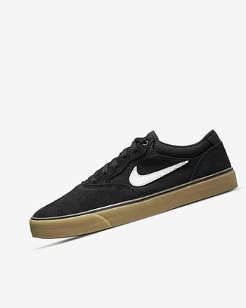 Nike SB Chron 2 Skate Schoenen Heren Zwart Zwart Lichtbruin Wit | NL_2365