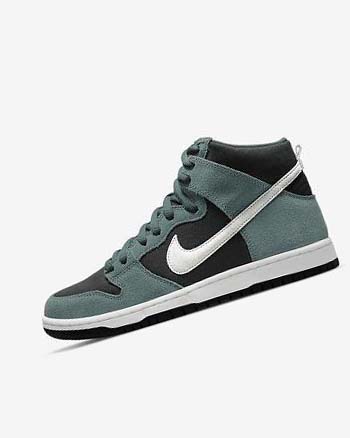 Nike SB Dunk High Pro Skate Schoenen Heren Zwart Wit | NL_3215