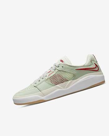Nike SB Ishod Wair Premium Skate Schoenen Heren Groen Lichtbeige Rood | NL_5212